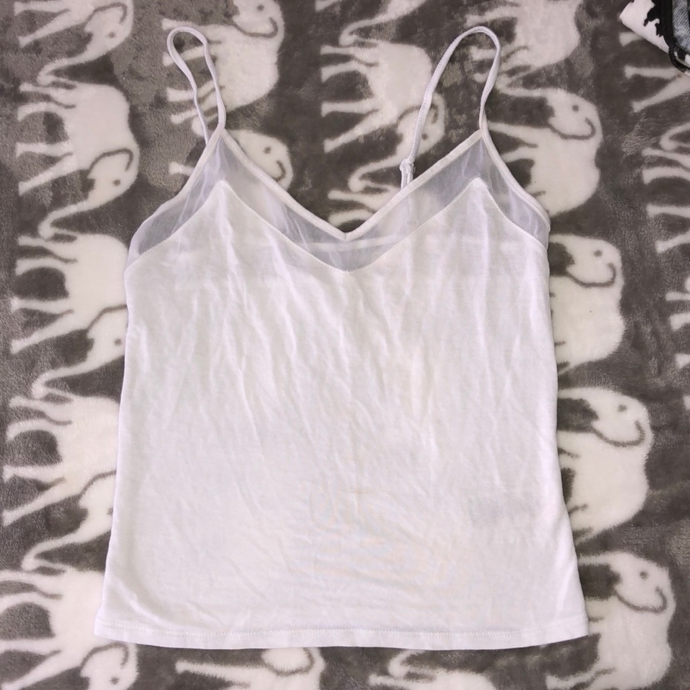 White crop top